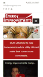 Mobile Screenshot of energyimprovements.net
